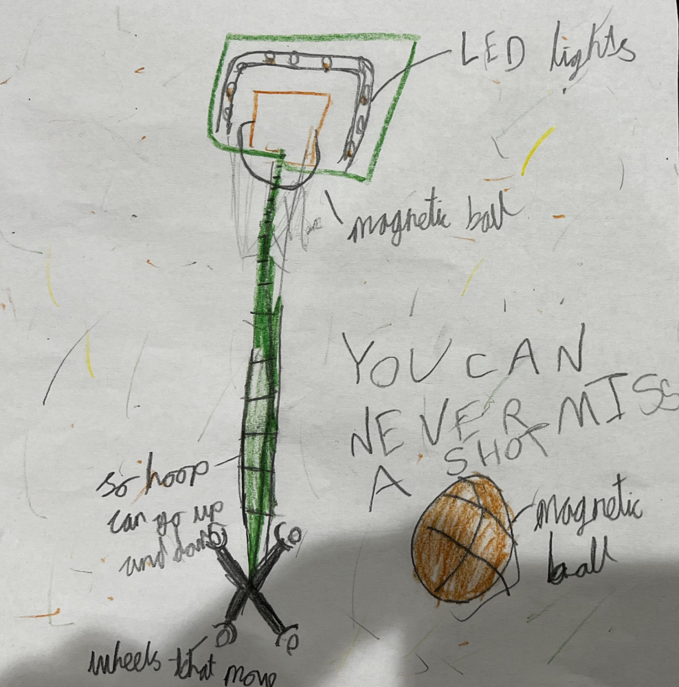 Super Basketball Hoop & Ball Little Inventors